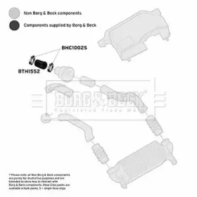 BORG & BECK bth1552 -  Трубка нагнетаемого воздуха